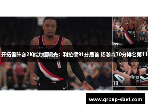 开拓者阵容2K能力值曝光：利拉德91分居首 杨瀚森70分排名第11